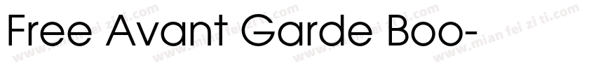 Free Avant Garde Boo字体转换